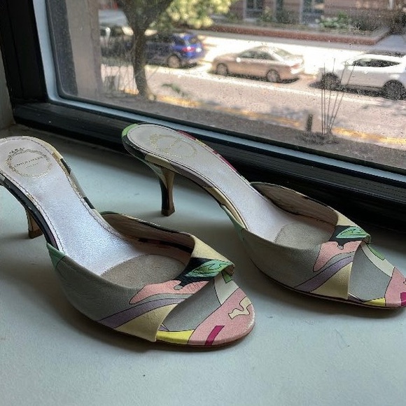 Emilio Pucci Vintage Kitten Heels - Picture 1 of 4